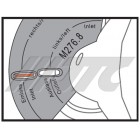 Набор фиксаторов MERCEDES M157, M276, M278 6822 JTC Набор фиксаторов MERCEDES M157, M276, M278 6822 JTC