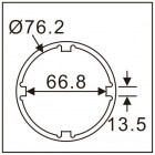 Головка ступичная для передней оси DAF LF45 7760 JTC