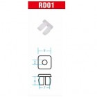         Клипса пластиковая автомобильная (цоколь лампы 5/32") ( уп 300 шт.) RD01 JTC