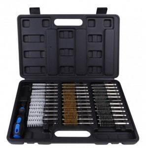         Набор зачистных щеток нейлоновые, металлические, латунные 38ед.