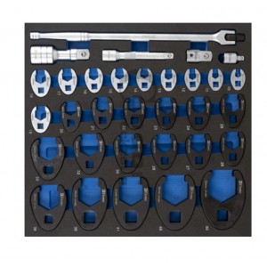             Набор разрезных ключей односторонних 10-50мм 32ед.