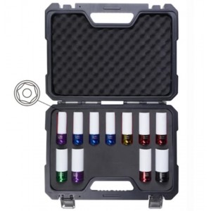         Набор ударных головок для литых дисков 11ед.