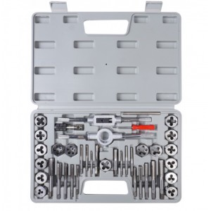 Набор метчиков и плашек дюймовых 40ед.