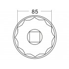 Головка ступичная 85мм 12гр. IVECO 5597 JTC Головка ступичная 85мм 12гр. IVECO 5597 JTC