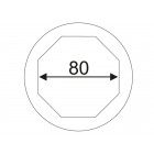 Головка ступичная для передних колес 80мм 1" 8гр. SCANIA 1560 JTC Головка ступичная для передних колес 80мм 1" 8гр. SCANIA 1560 JTC