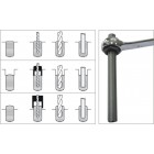         Набор экстракторов для поврежденных крепежных элементов 25ед. 4733 JTC
