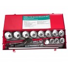 Набор головок торцевых 1" 36-65мм 6гр. 16ед. H816M JTC Набор головок торцевых 1" 36-65мм 6гр. 16ед. H816M JTC