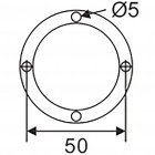 Головка для гайки ступицы передних колес SUZUKI JIMNY (4 отверстия) 4133 JTC Головка для гайки ступицы передних колес SUZUKI JIMNY (4 отверстия) 4133 JTC