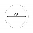 Головка ступичная для передних колес SCANIA 95мм 1" 8гр. 4716 JTC Головка ступичная для передних колес SCANIA 95мм 1" 8гр. 4716 JTC
