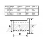 Заклёпка резьбовая алюминиевая 5мм 10шт. 2065 JTC Заклёпка резьбовая алюминиевая 5мм 10шт. 2065 JTC