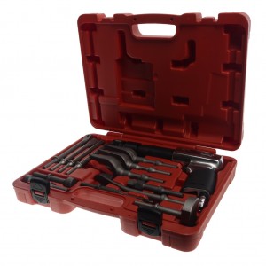         Молоток пневматический с набором зубил 15ед.